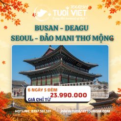 Tour mùa hè Hàn Quốc Busan - Daegu -  Seoul - Đảo NaMi 6N5Đ