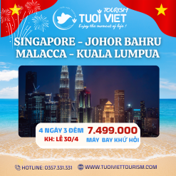 Singapore - Johor Bahru - Malacca - Kuala Lumpur