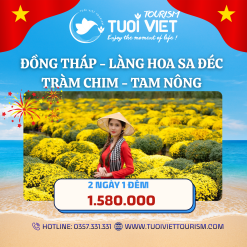 Tour xuôi dòng Miền Tây Đồng Tháp - Tràm Chim