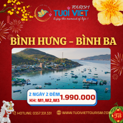 Du Xuân - Khám Phá Biển Xanh & Cát Trắng Bình Ba 2N2Đ