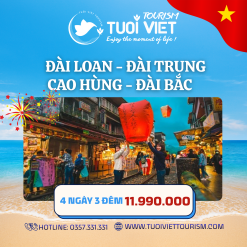Tour Du Lịch Đài Loan - Khám Phá Đài Trung - Đài Bắc