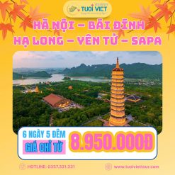 Tour HCM - Hà Nội - Bái Đính - Hạ Long - Yên Tử - SaPa 6 ngày 5 đêm
