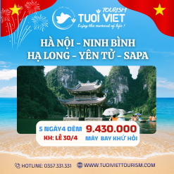 Tour Hồ Chí Minh - Hà Nội - Ninh Bình - Yên Tử - SaPa