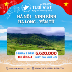 Tour Hồ Chí Minh - Hà Nội - Bái Đính - Hạ Long - Yên Tử 4 ngày 3 đêm