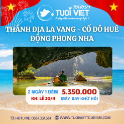 Tour Thánh Địa La Vang - Cố Đô Huế - Động Phong Nha 2N1Đ