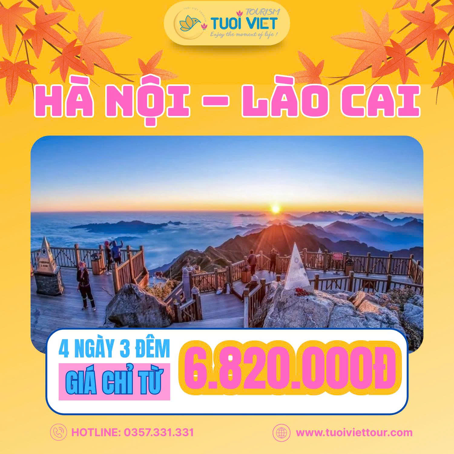 Tour Hà Nội City Tour - Lào Cai - Sa Pa - Lăng CTHCM 4N3Đ