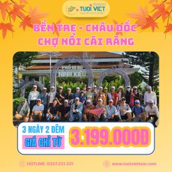 Tour Mỹ Tho - Cần Thơ - Sóc Trăng - Bạc Liêu - Cà Mau 3N2Đ