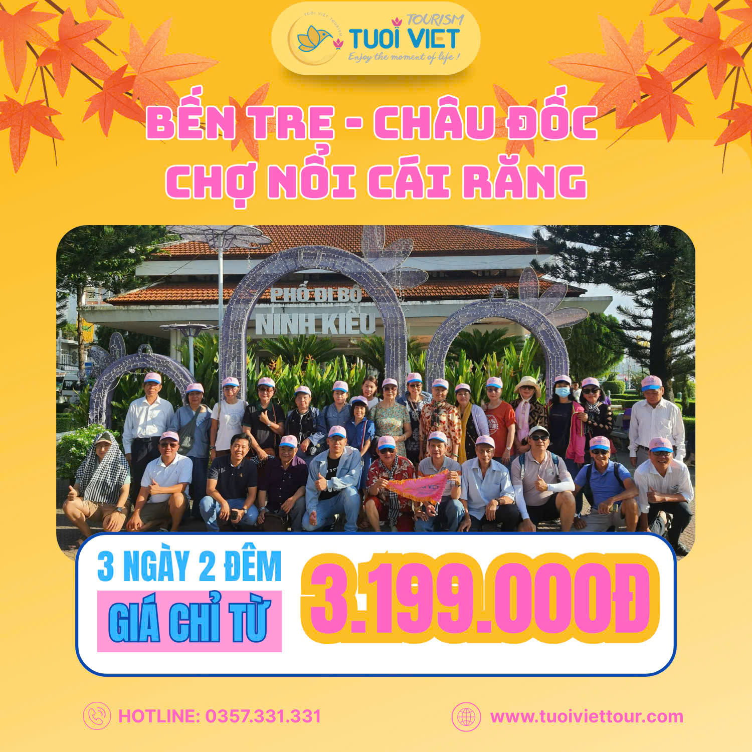 Tour Mỹ Tho - Cần Thơ - Sóc Trăng - Bạc Liêu - Cà Mau 3N2Đ