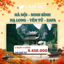 Tour Hồ Chí Minh - Hà Nội - Ninh Bình - Yên Tử - SaPa
