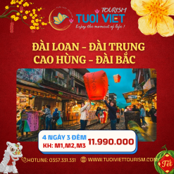 Tour Du Lịch Đài Loan - Khám Phá Đài Trung - Cao Hùng - Đài Bắc