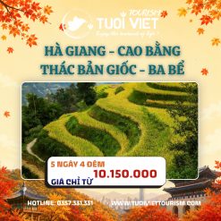 Hà Giang  -  Cao Bằng  -  Thác Bản Giòn - Ba Bể