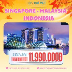 Tour Mùa Thu với Hành Trình 3 Quốc Gia Sing - Mã - Indo 5N4Đ