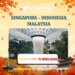 Tour mùa thu với Hành Trình 3 Quốc Gia Sing - Mã - Indo